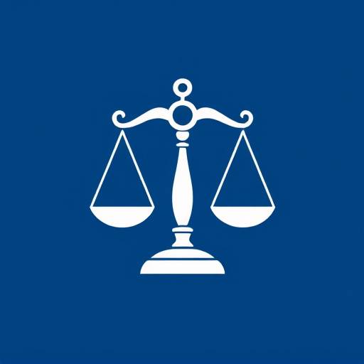 Icono de la balanza de la justicia que representa la ley